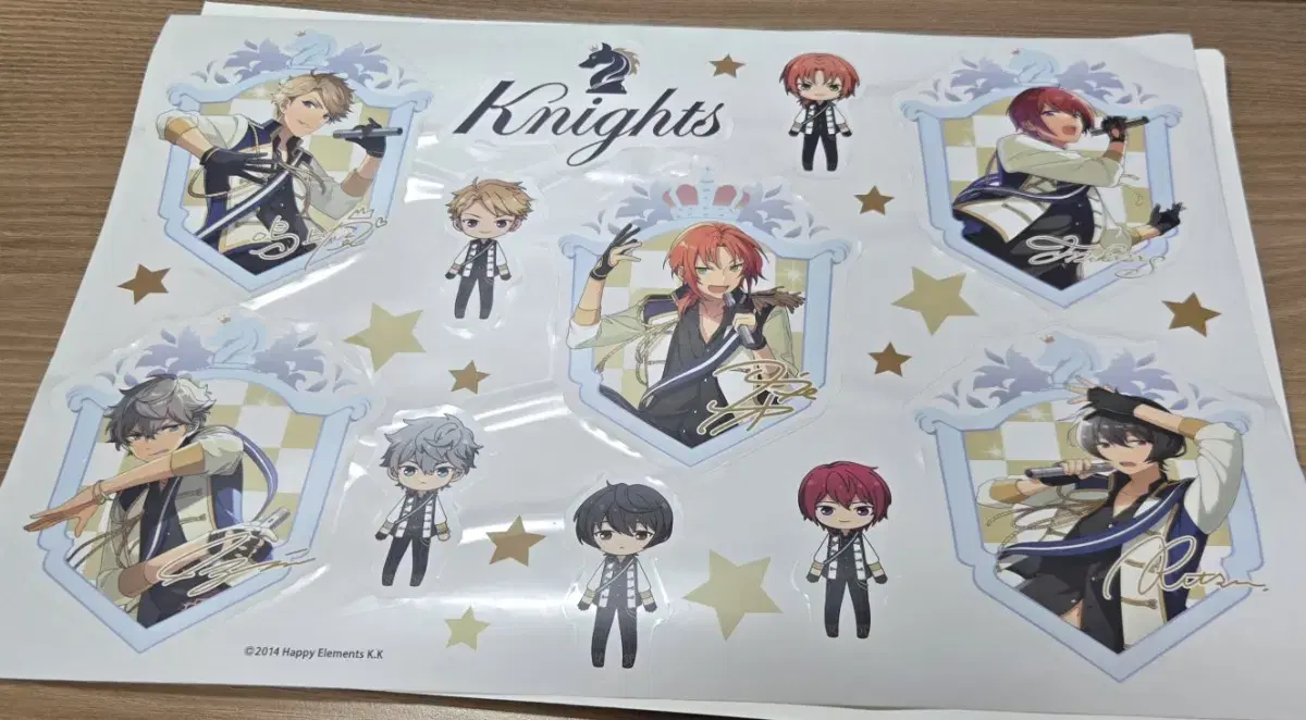 Angstar Jeil Lottery Knights sticker H Prize