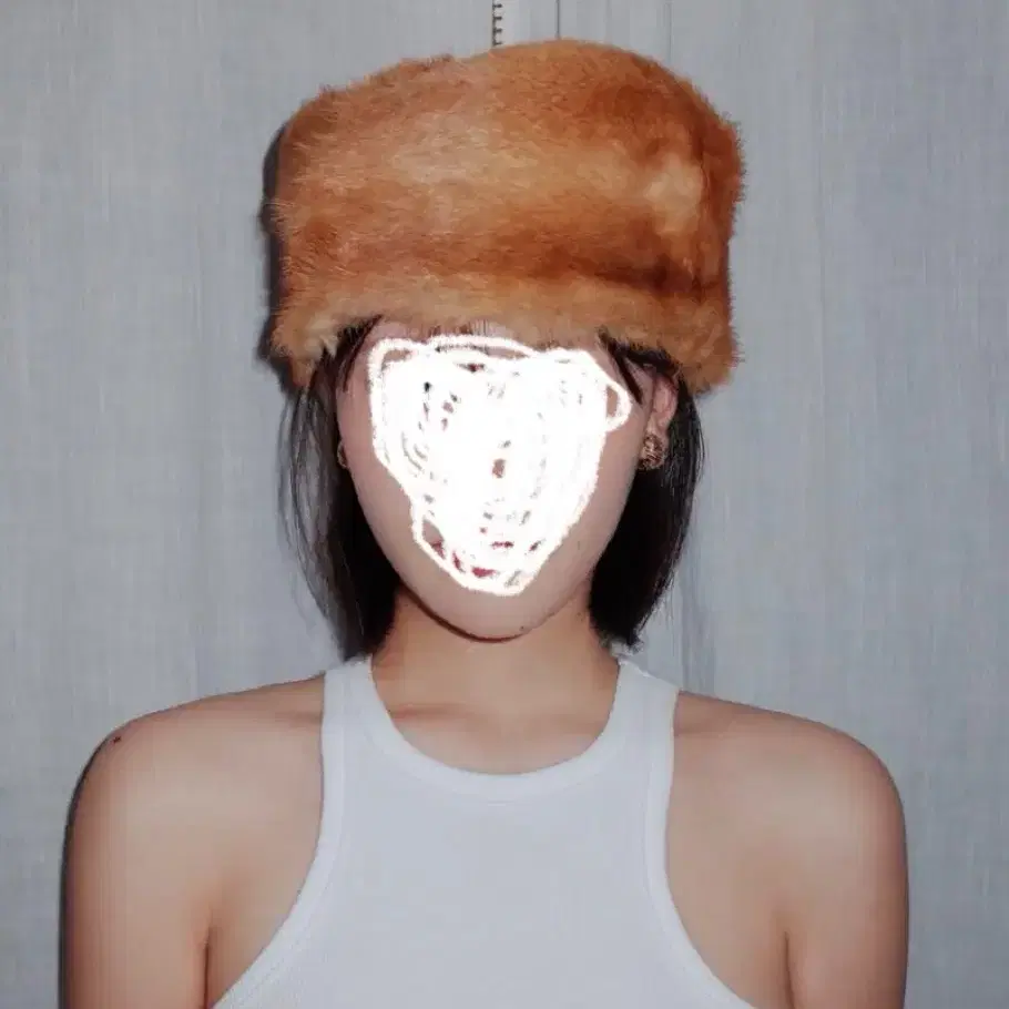 vintage fur cap