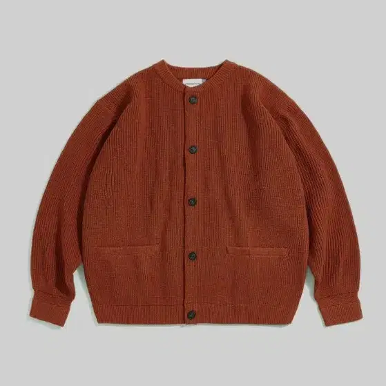 에스피오나지 헤비웨이트 가디건 L Burnt Orange