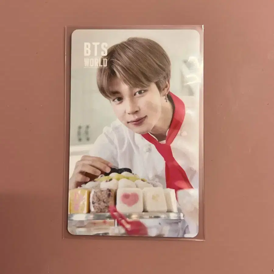 방탄 지민 BTS WORLD 양면 포카 양도합니다