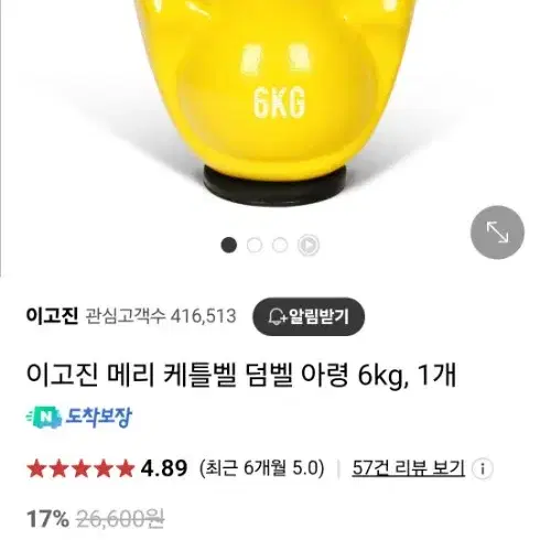 이고진 커틀벨 6kg