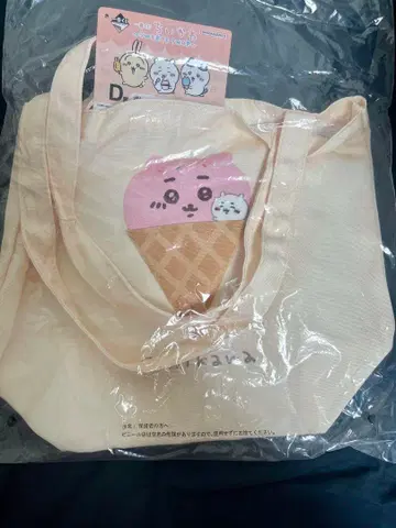 제일복권 치이카와 (먼작귀) D상 포켓 부착 토트백 SWEETS SHOP