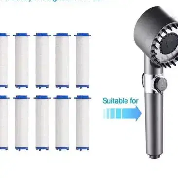 샤워기 헤드 필터(10개) 포함 욕실