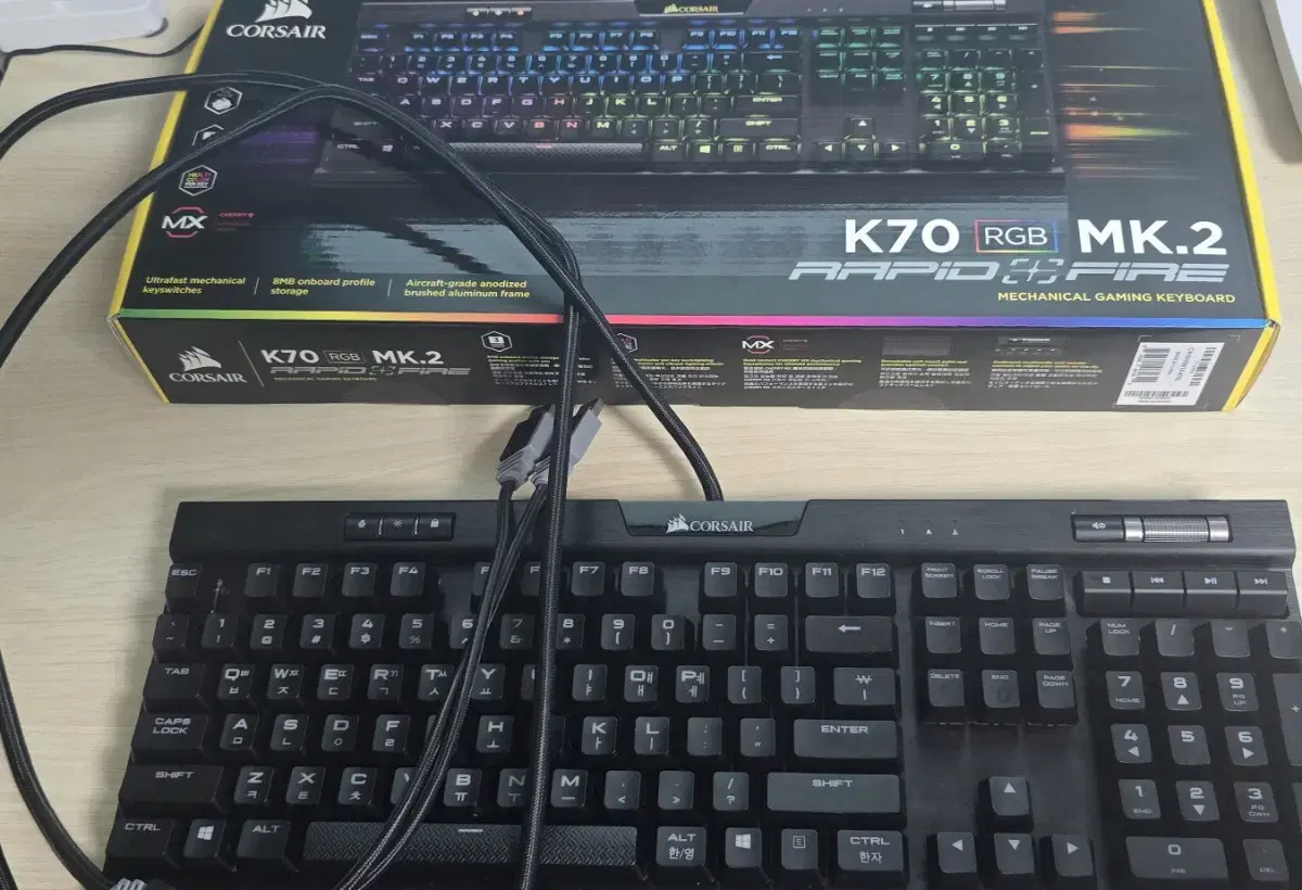 커세어 k70 rgb mk2 키보드 부품용