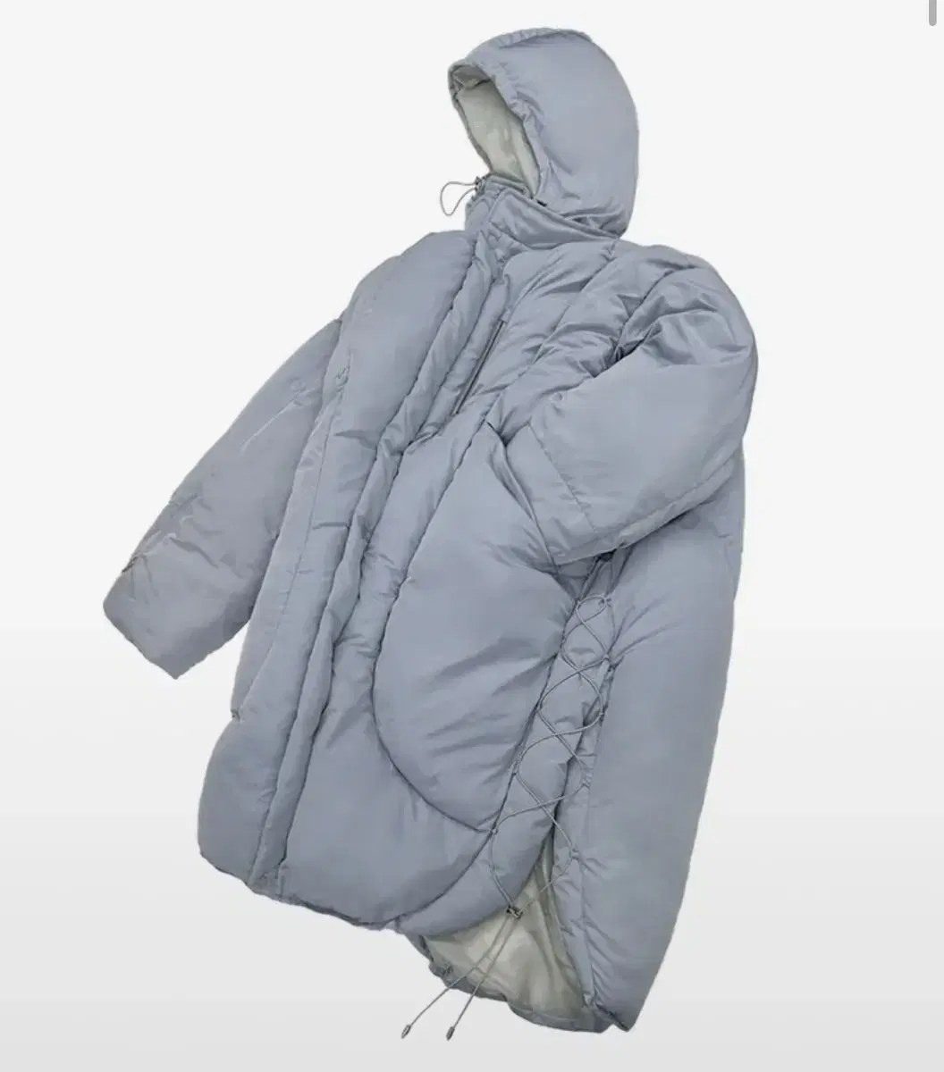 오호스 롱패딩 adjustable long puffer coat