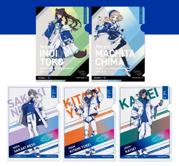 니지산지 니베아-아트릭스 콜라보 클리어 파일 5매 세트