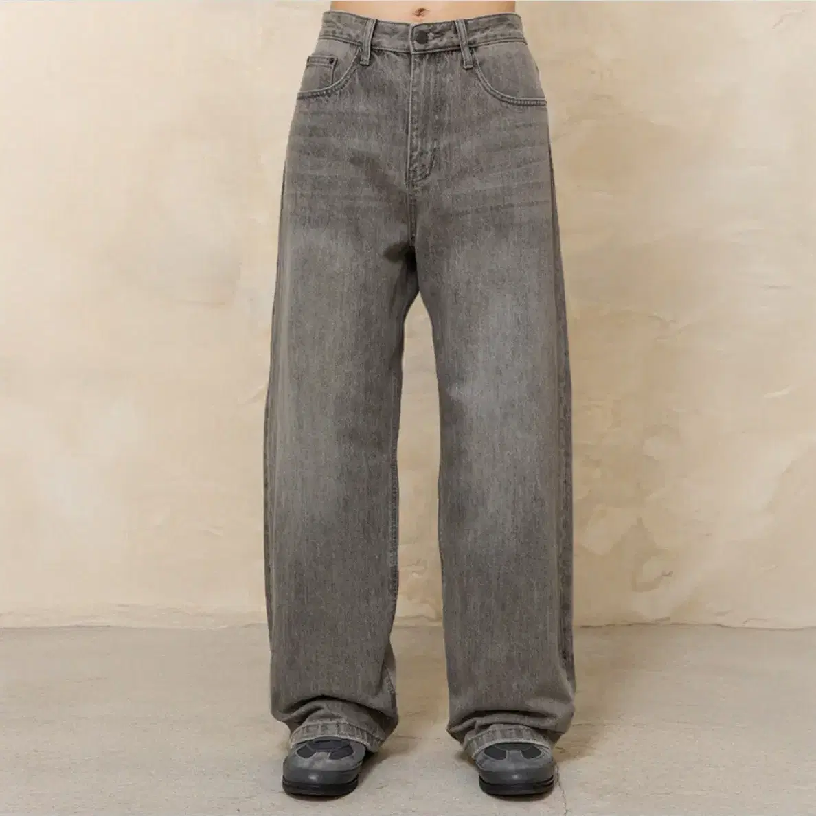 비긴202 Wide Semi Flare Denim Pants 세미플레어