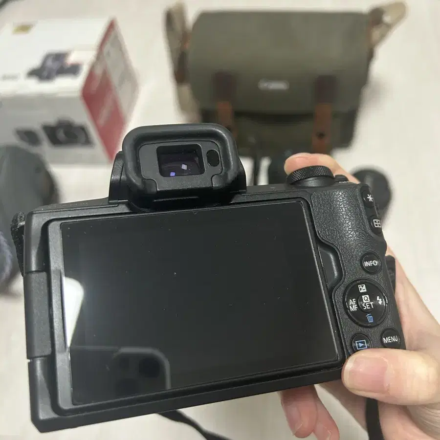 캐논eos m50풀박스+렌즈2개포함