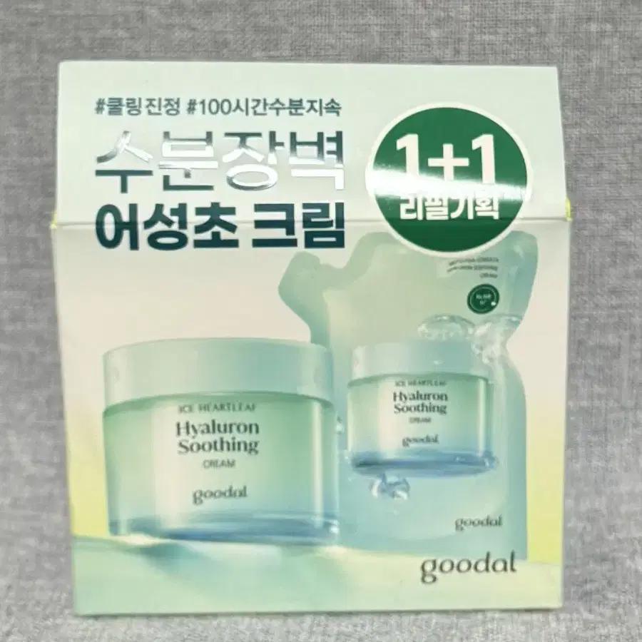 구달 어성초 히알루론 수딩크림 75ml + 리필 75ml