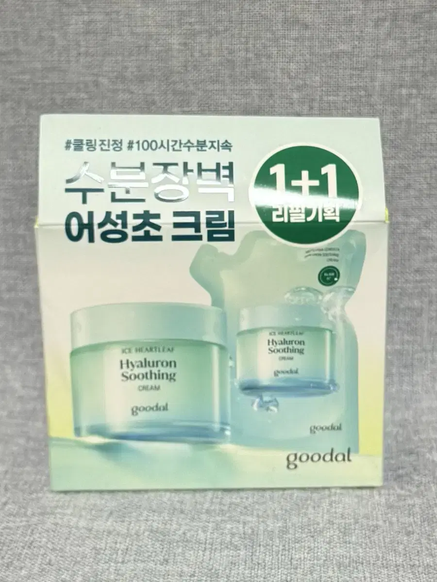 구달 어성초 히알루론 수딩크림 75ml + 리필 75ml