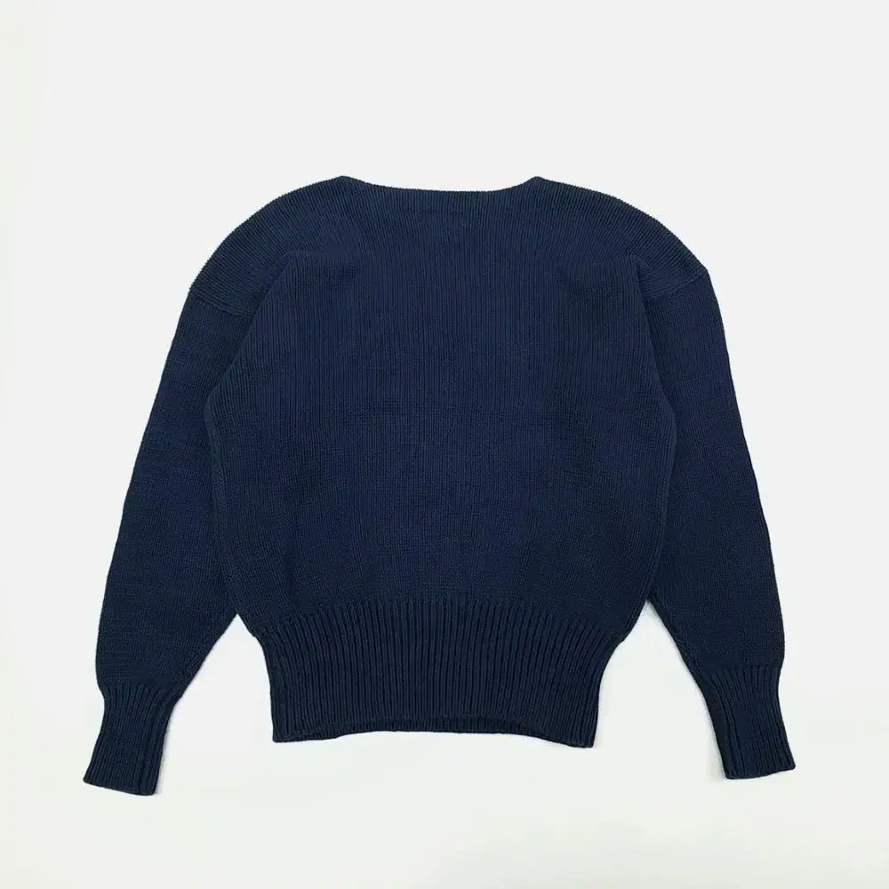 (CS844)L 폴로 90s 블루라벨 스크리블 로고 니트 스웨터knit