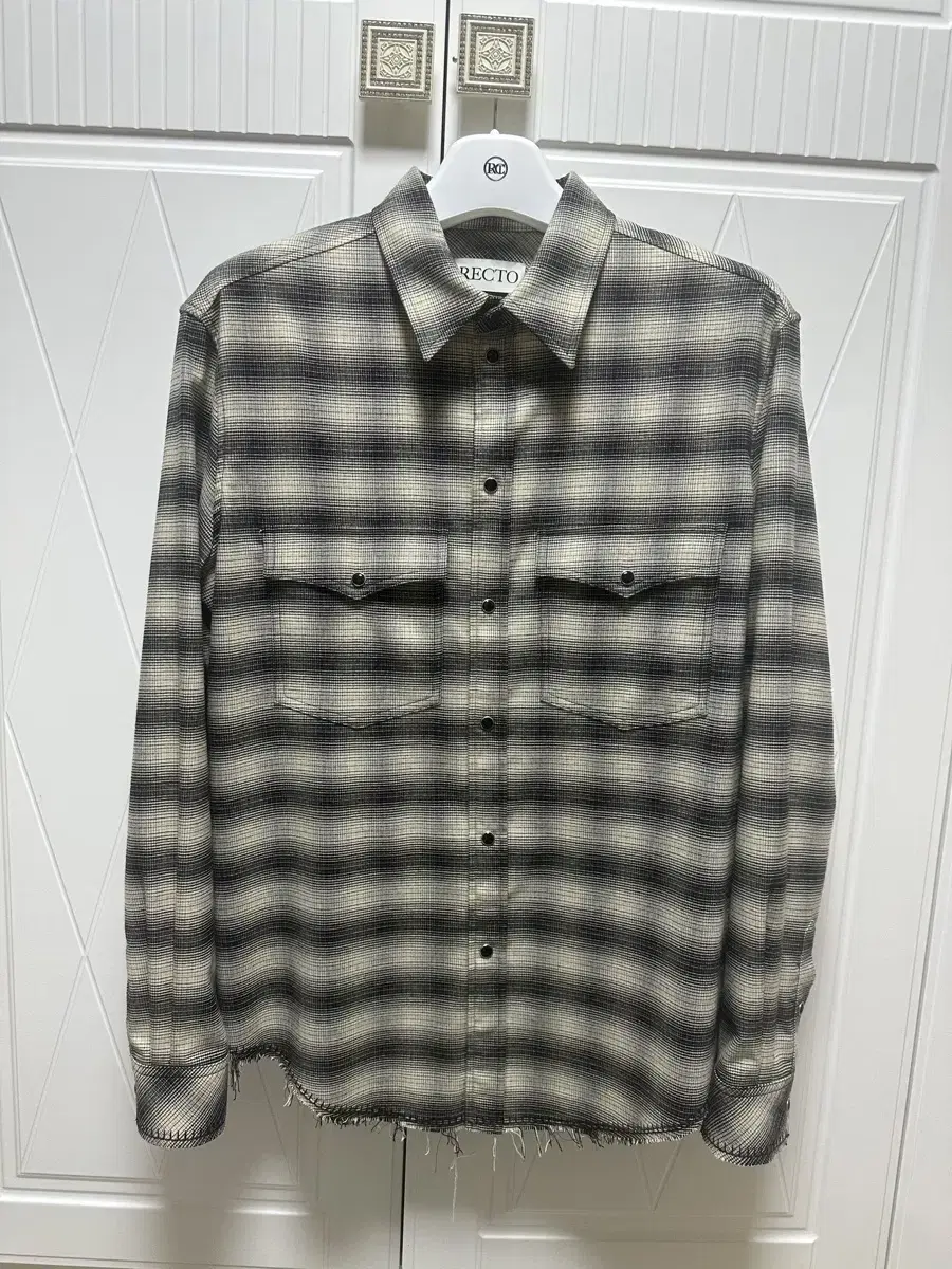 Recto 23FW Ombre Western Check Shirt