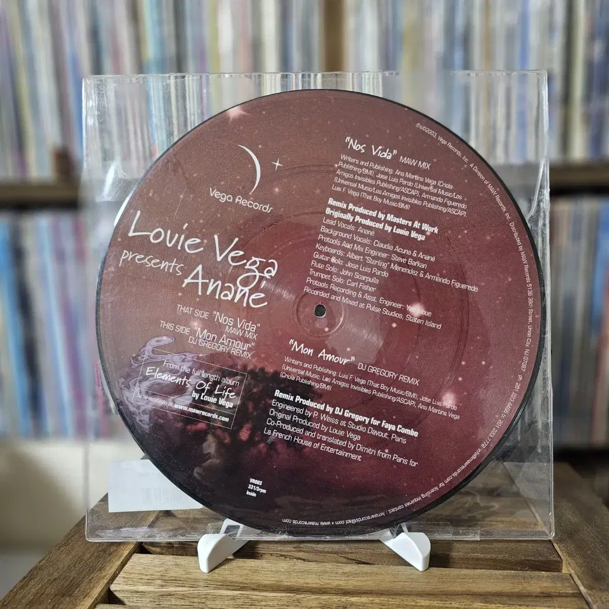 (픽쳐반, 미국반) Louie Vega Presents Anane LP