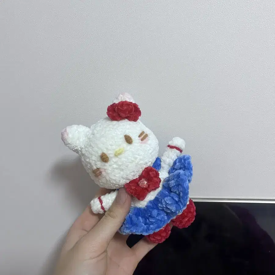 HANDMADE! 헬로키티 뜨개인형