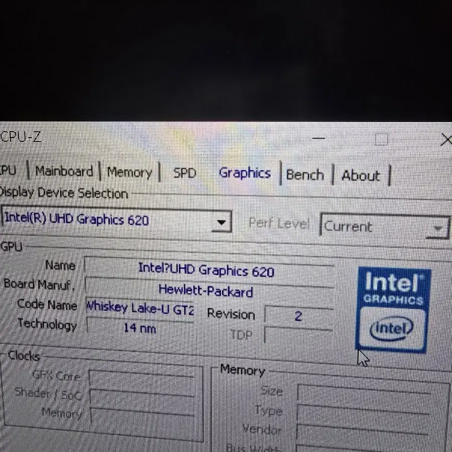 lntel(R) Core(TM) i7 8565U 팜