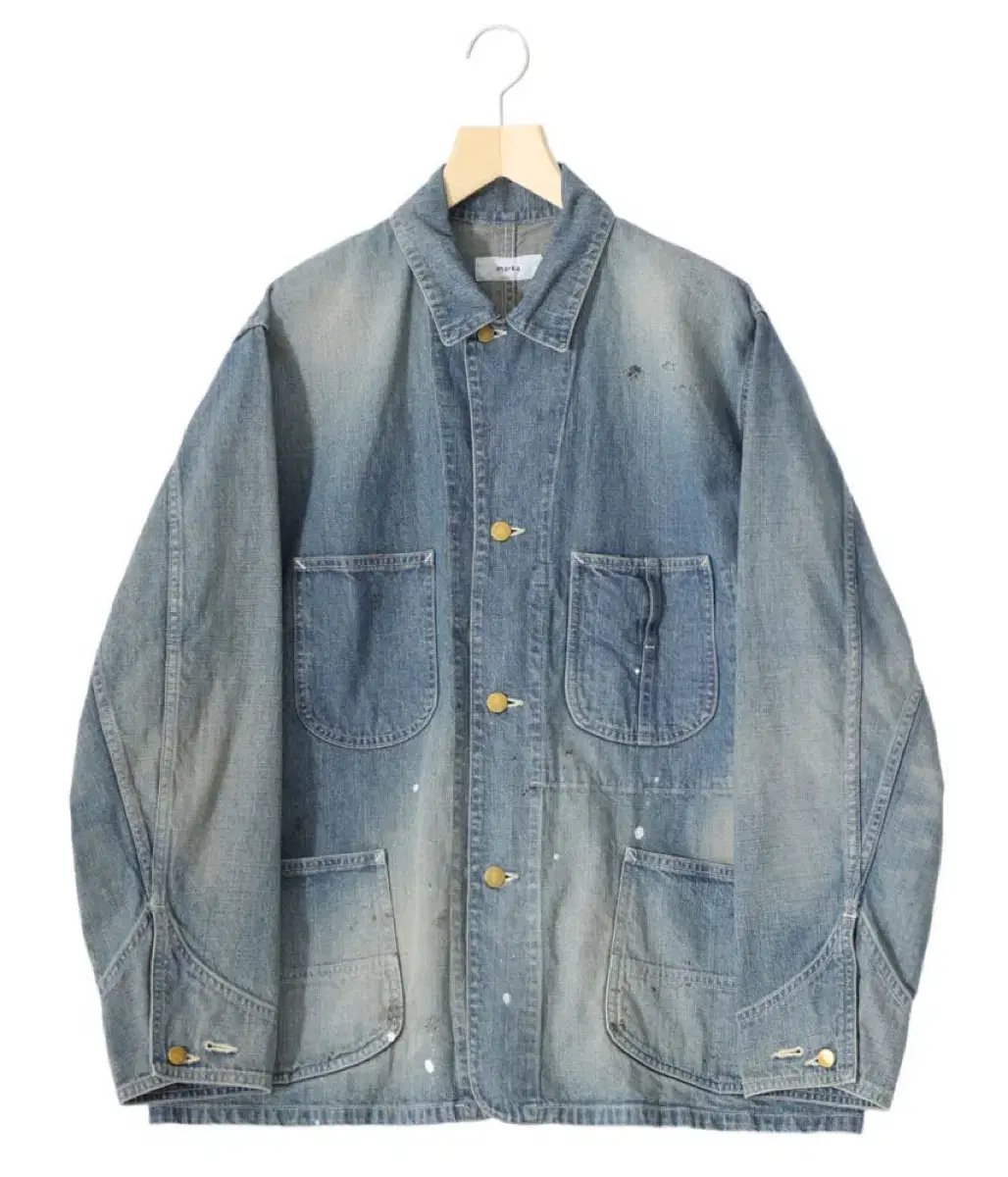 marka 마카 / 91-coverall used washed jacke