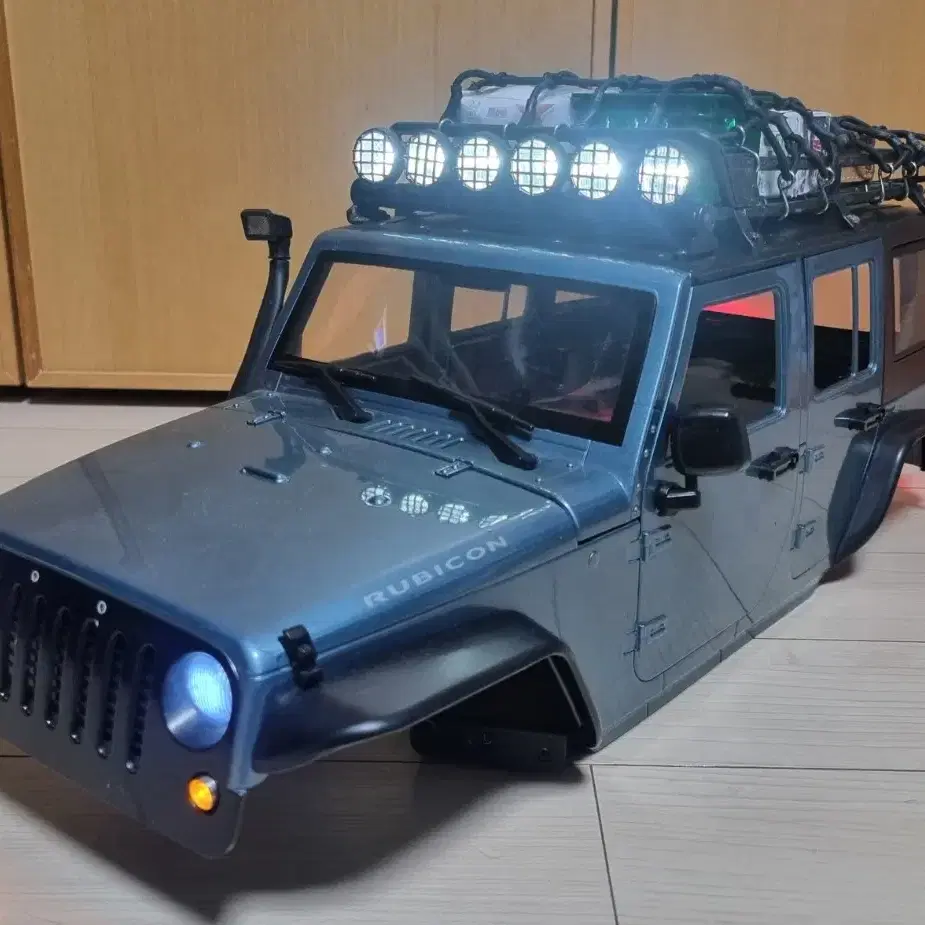 [RC카]1/10트라이얼용 풀led 루비콘바디 trx4 scx10 알씨카