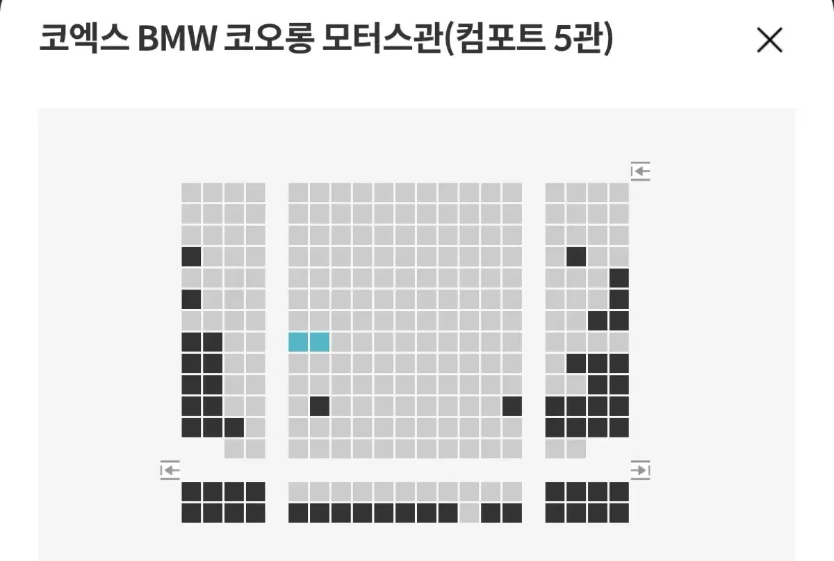 히트맨 무대인사 코엑스 22일 (수) 17:30 h열 통로 통로석 두자리