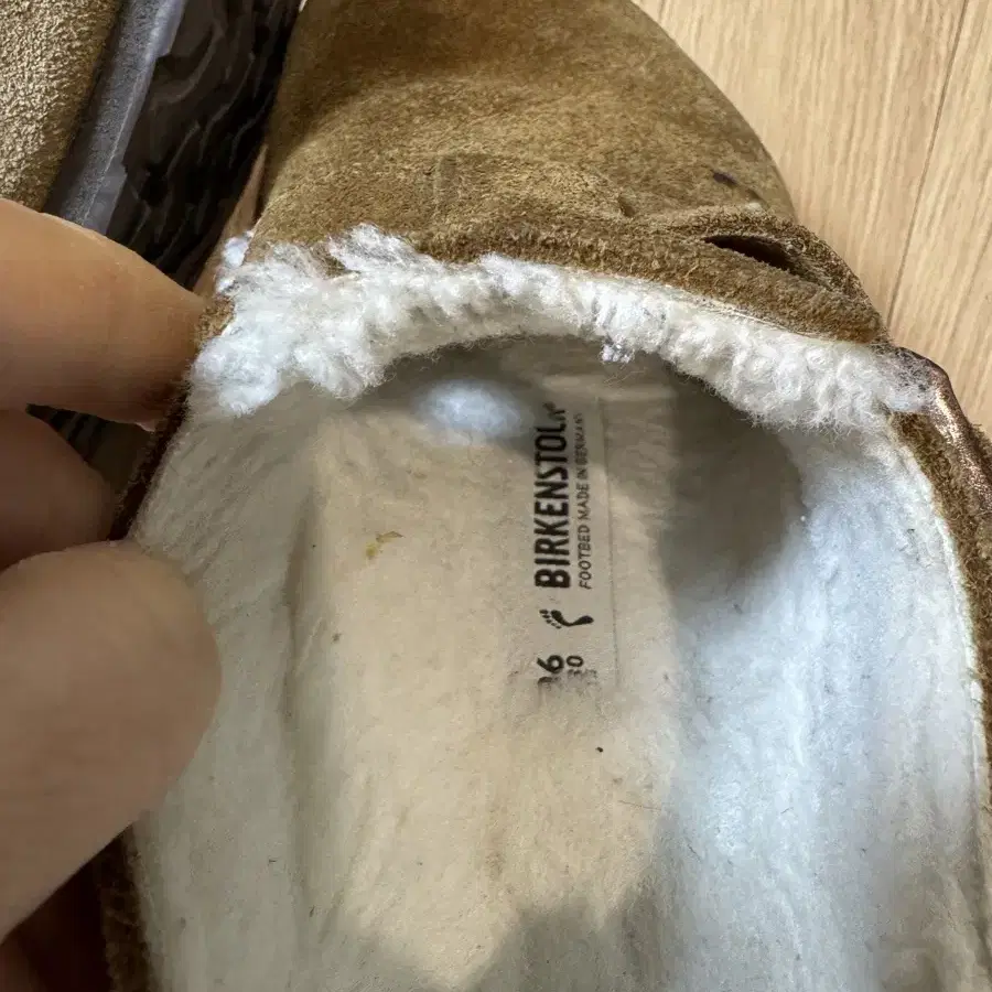 정품 Birkenstock 버켄스탁 퍼 로퍼