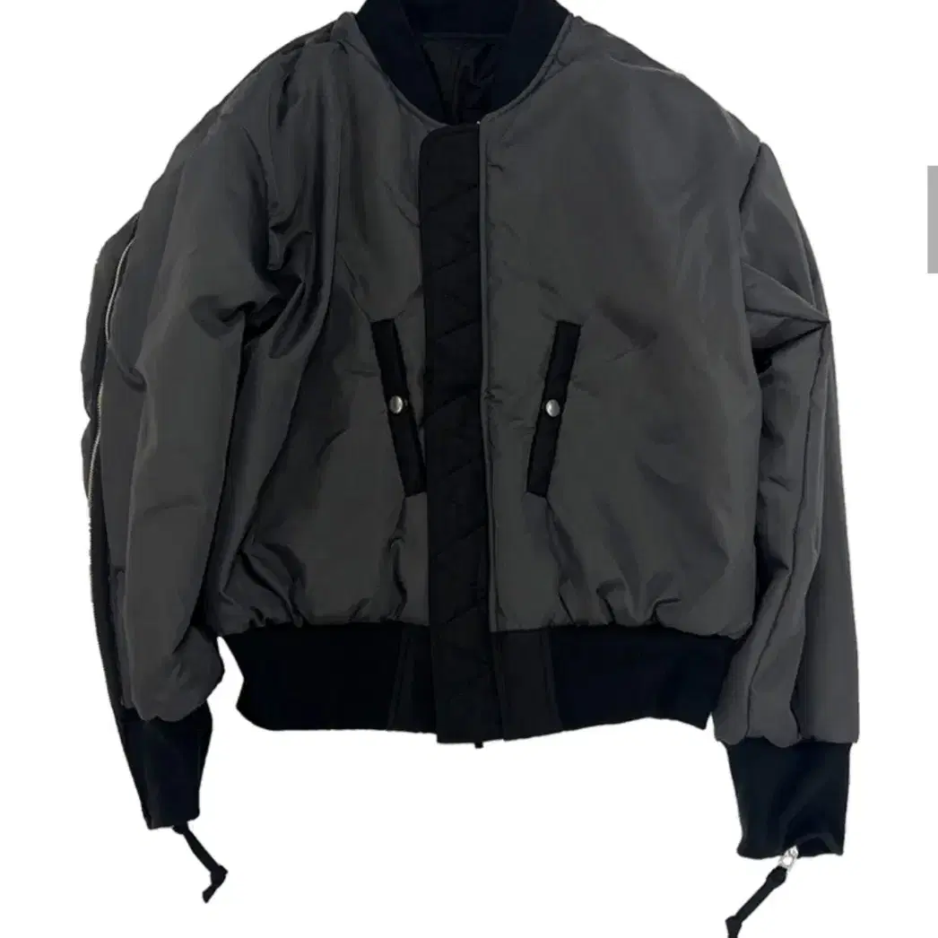 MULTI ZIPPER BOMBER JACKET [BLACK]