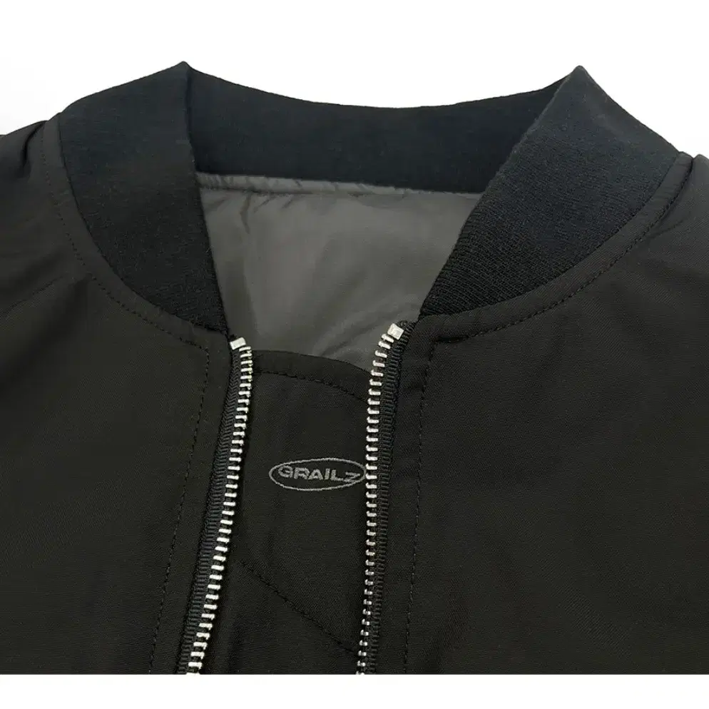 MULTI ZIPPER BOMBER JACKET [BLACK]