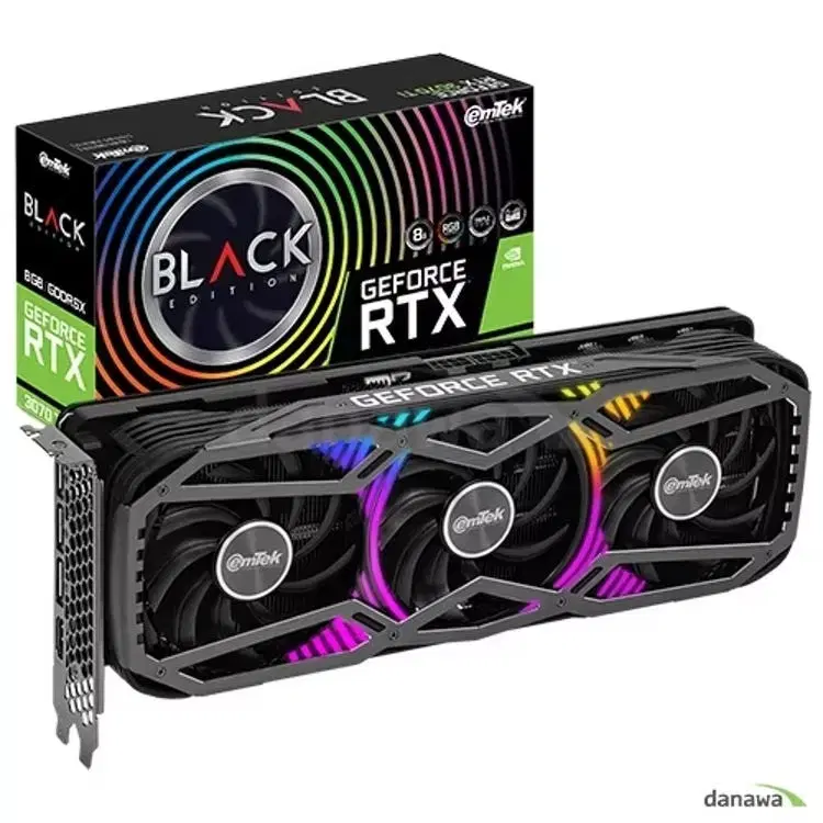 이엠텍 지포스 RTX 3070Ti BLACK EDITION D6X 8GB