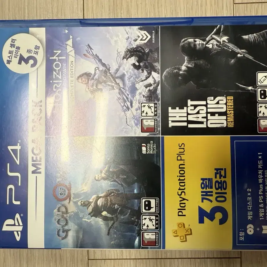 PS4 갓오브워/호라이즌 제로던 컴플리트 합본 팝니다