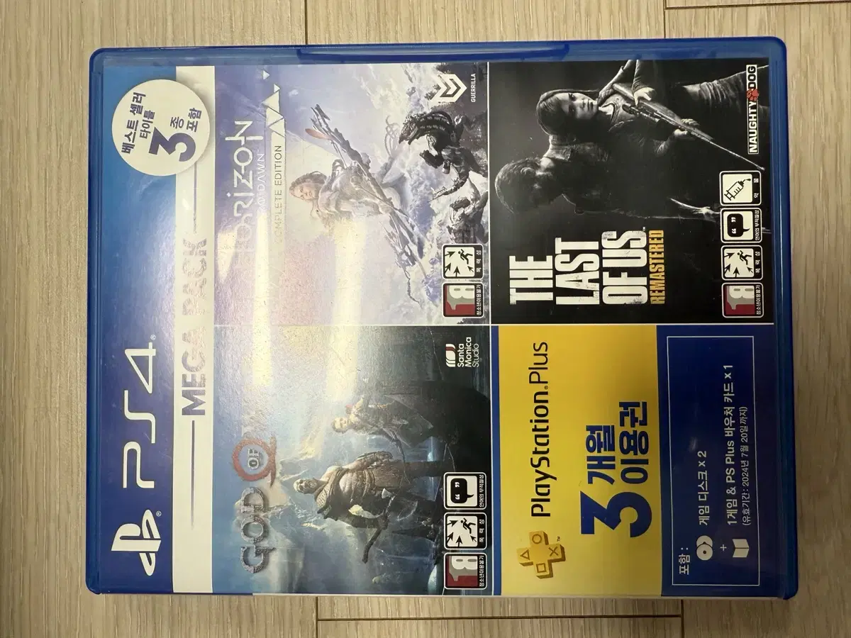 PS4 갓오브워/호라이즌 제로던 컴플리트 합본 팝니다