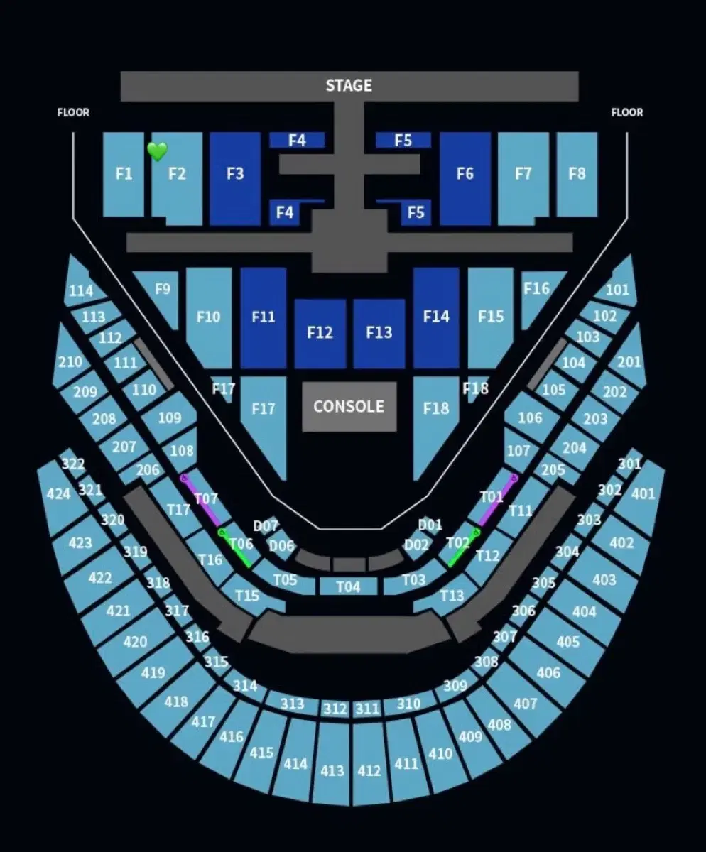 nct127 콘서트 모멘텀 f2 6열 양도