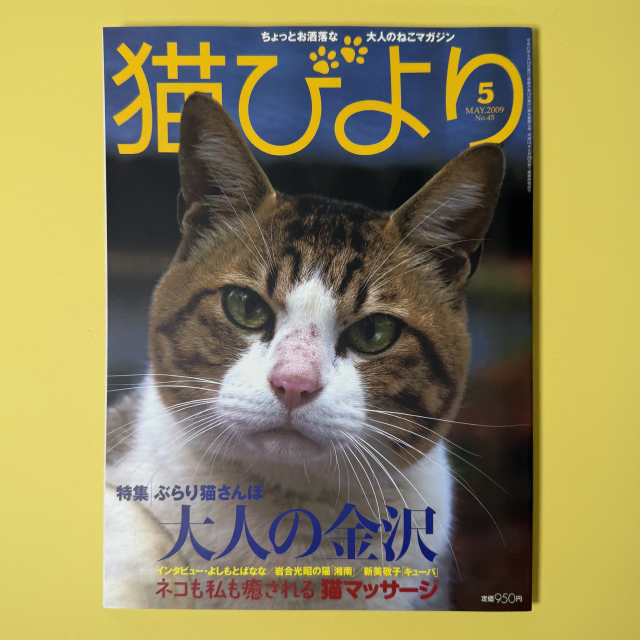 빈티지 잡지 네코비요리 2009-05 고양이 사진 화보 집사 네코 일본