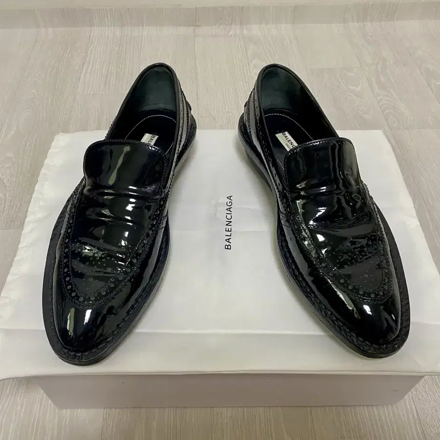 Balenciaga 슬립온 드라이빙 블랙 로퍼 37(235,240)