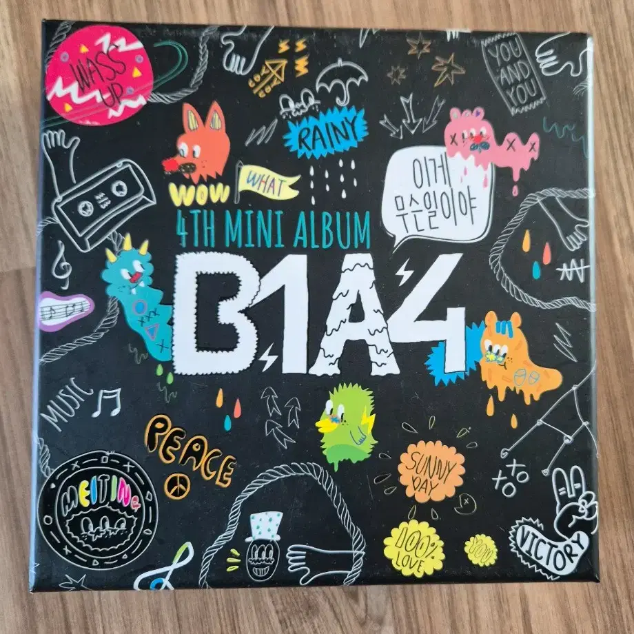 B1A4 이게무슨일이야 앨범 진영 스티커 CD없음