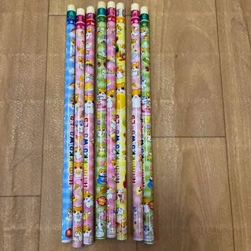 헤이세이 레트로 레어 하무코 월드 연필 연필 지우개 포함 도서 8권 세트