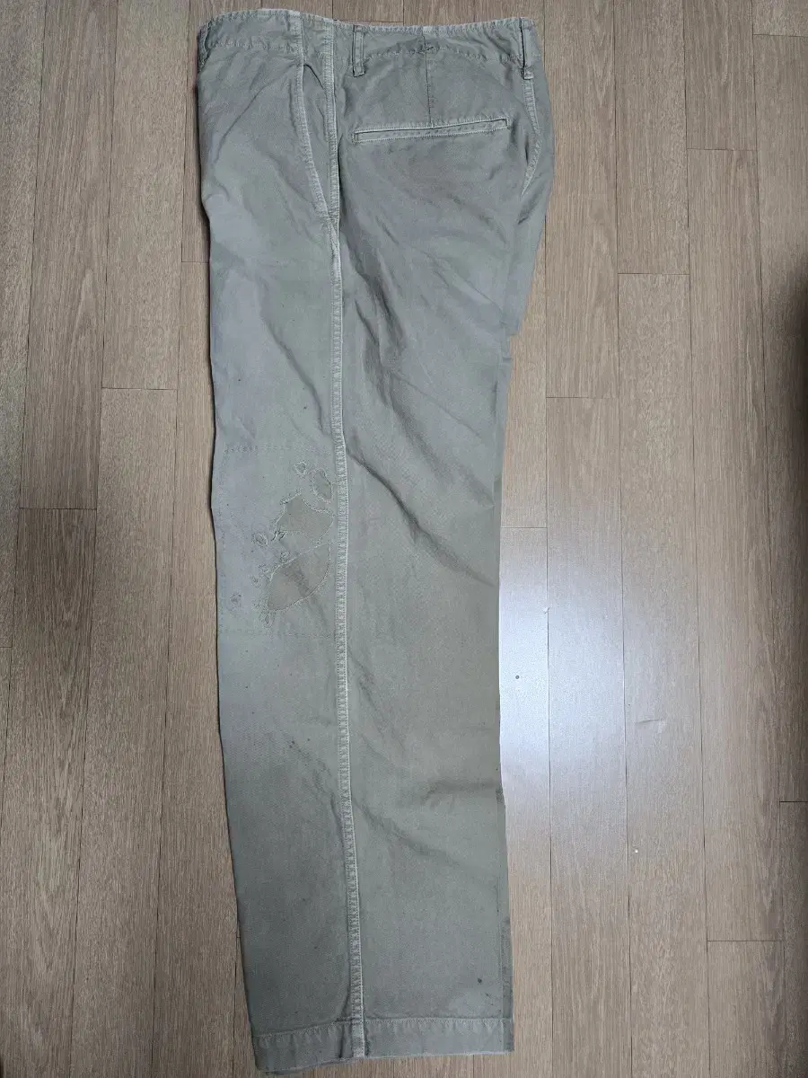 [2] Beezbeam 25ss ex wide chino crash beige