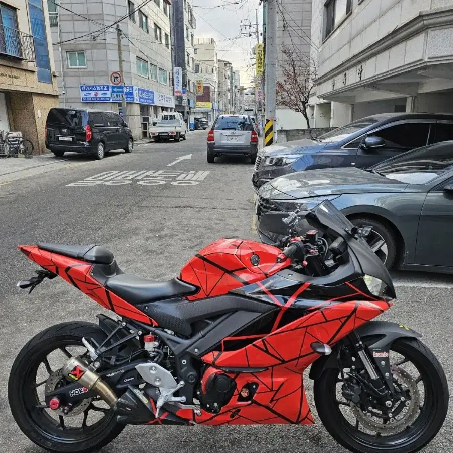 야마하 R3 20년식 34000km 아크라 구변 급매 pcx nmax