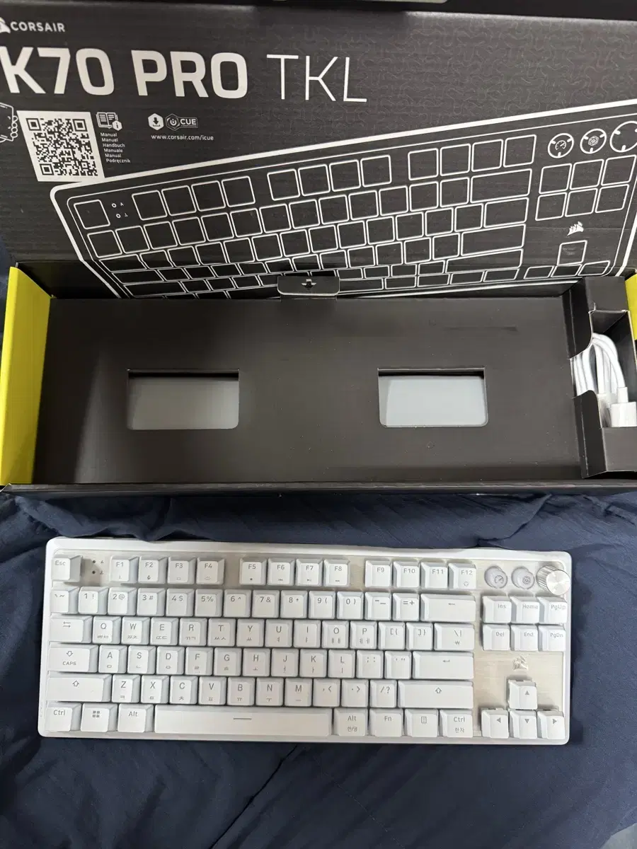 커세어 k70 pro tkl mgx 자석축 래피드 트리거 키보드