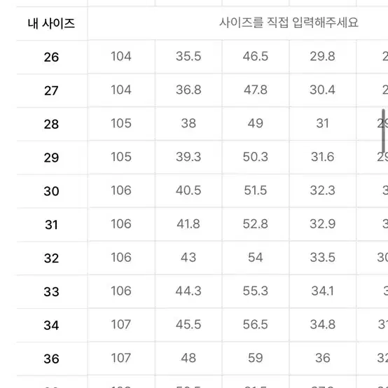 무탠다드 레귤러핏 크림진(33)