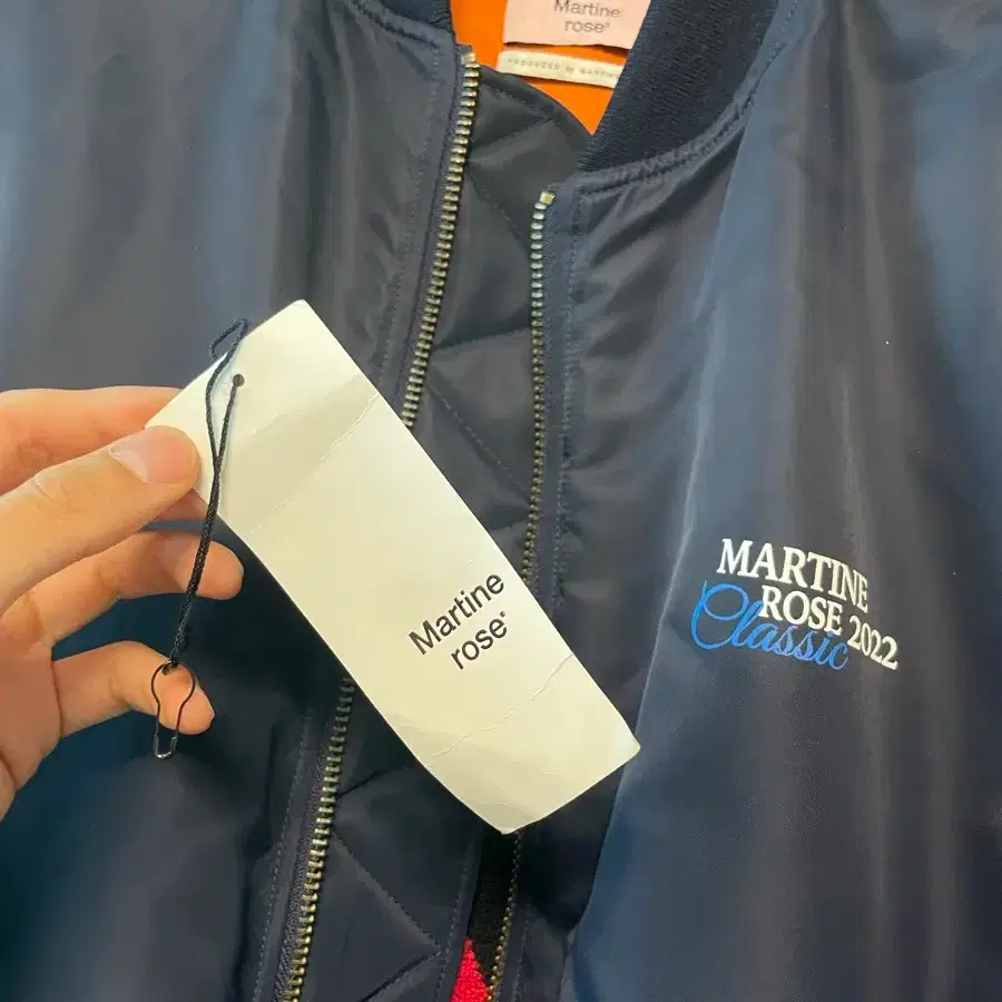 ジャケット・アウター Martine Rose Navy Classic Bomber Jacket Martine Rose Navy Classic Bomber Jacket