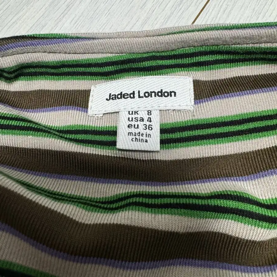 Jaded london 제이디드 런던 스트라이프 미니스커트