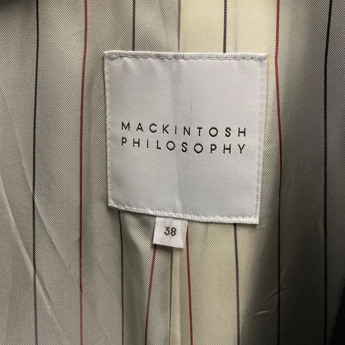 빈티지 MACKINTOSH PHILOSOPHY 더블 버튼 울자켓