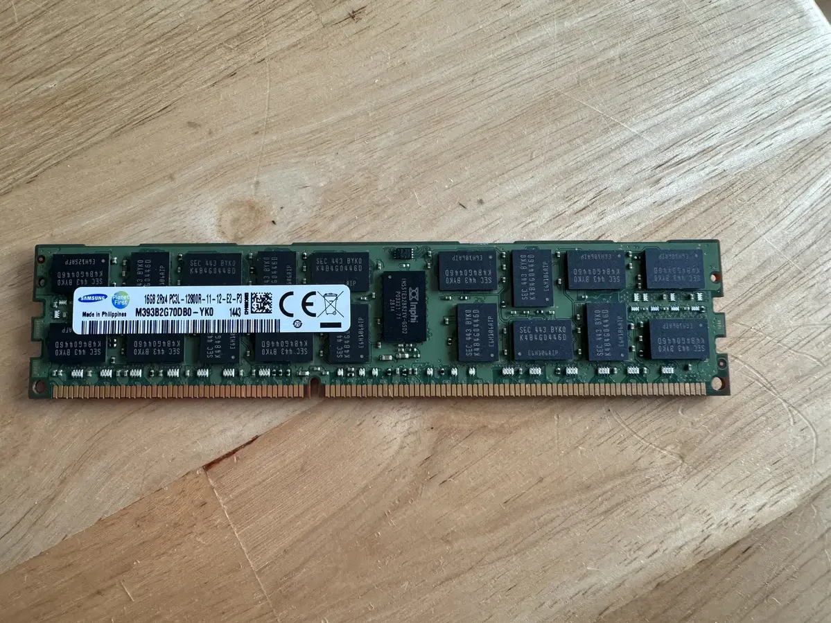 삼성DDR3 16G PC3-12800 ECC/REG LP -서버용(정품)