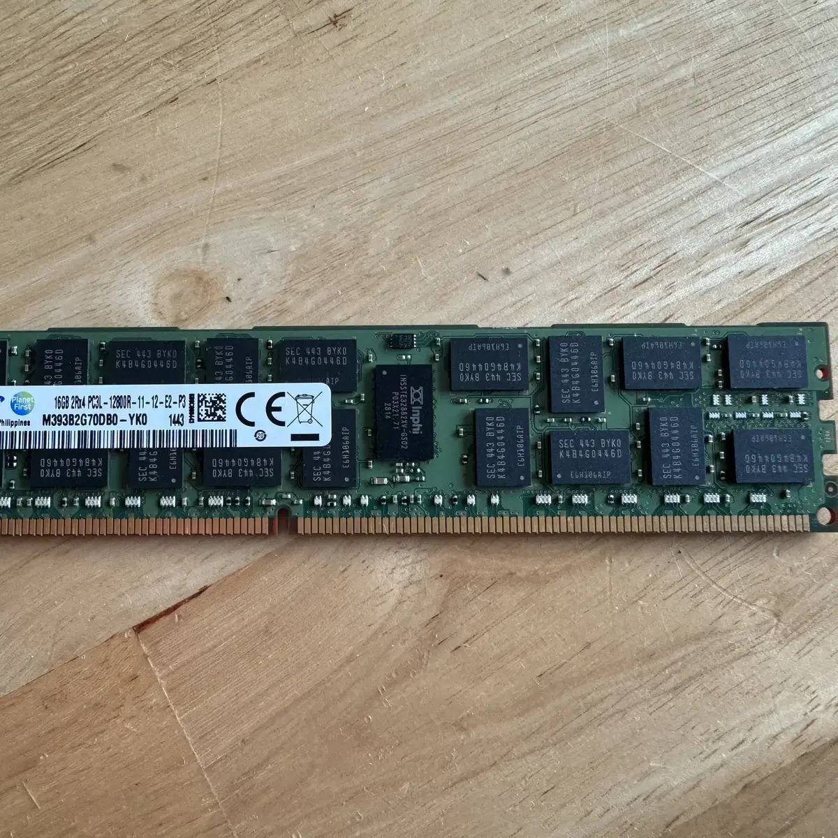 [중고]삼성DDR3서버용 16G PC3-12800 ECC/REG LP