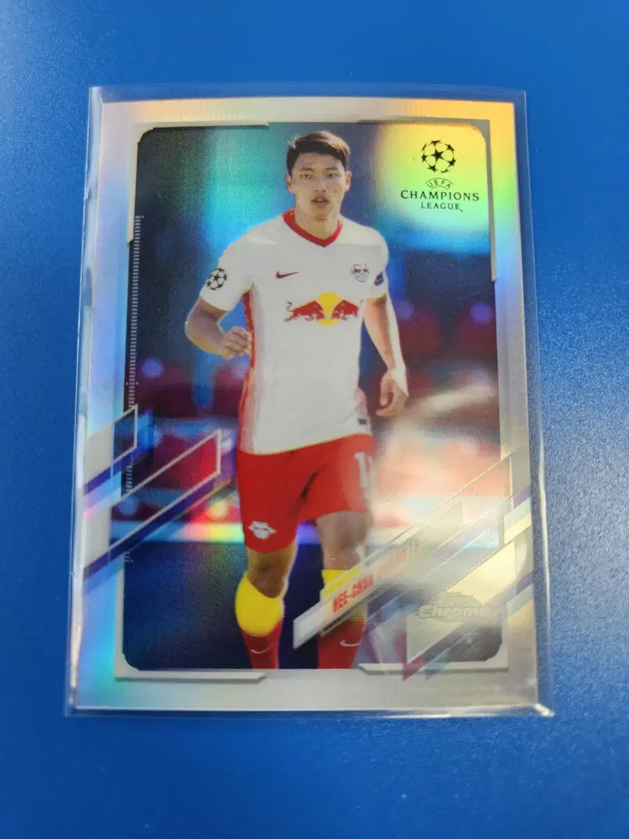 축구)황희찬 2020 Topps Chrome 리플렉터 카드