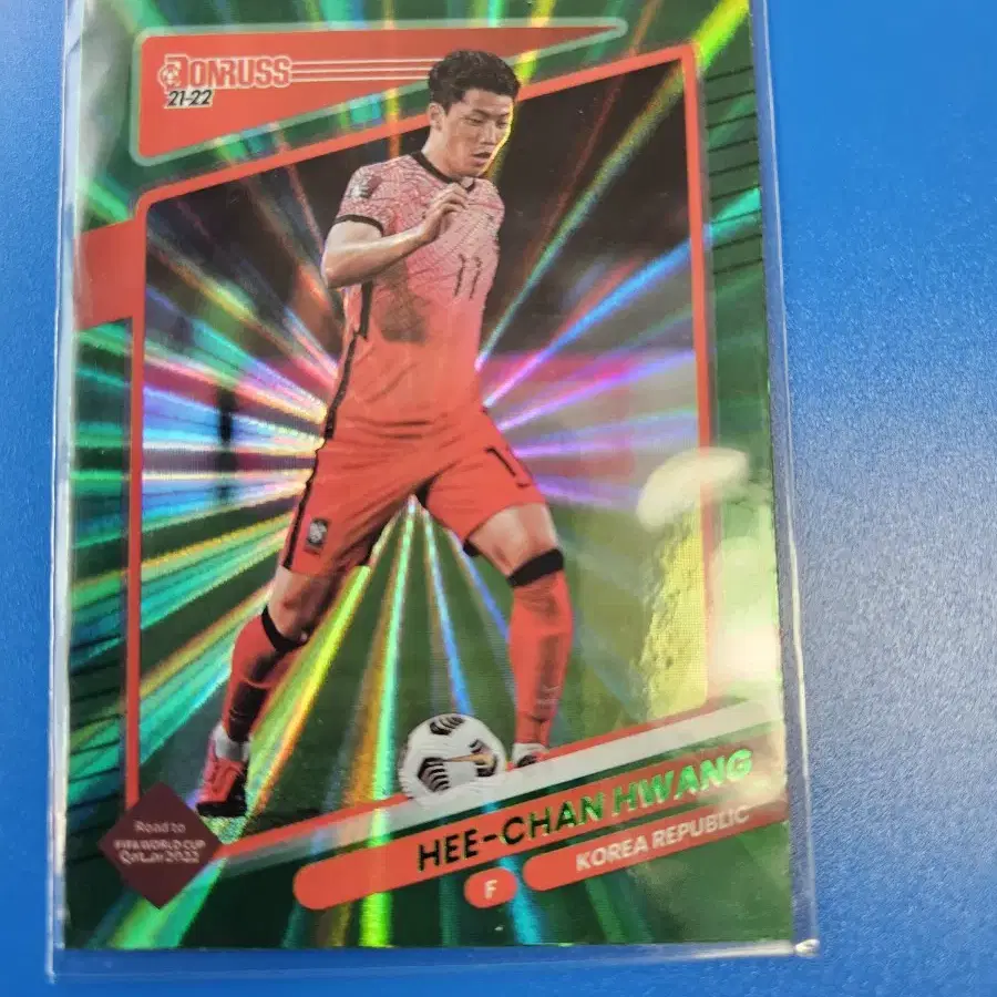 축구)황희찬 2021 Panini Holo Green Laser