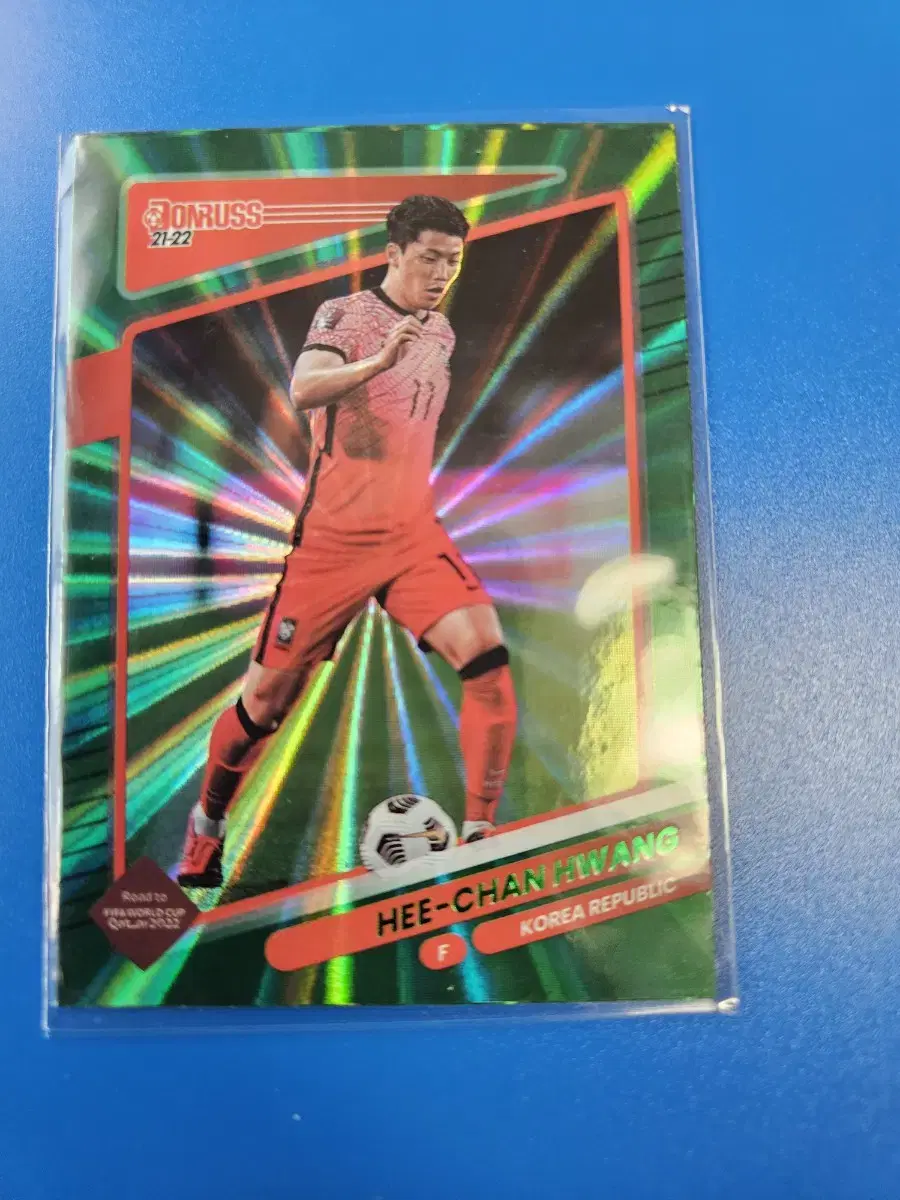 축구)황희찬 2021 Panini Holo Green Laser