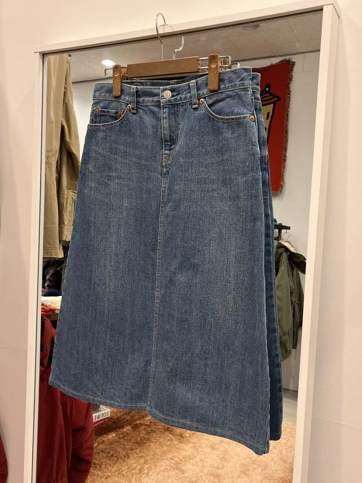 Levis 리바이스 W405 데님 스커트 (28inch)