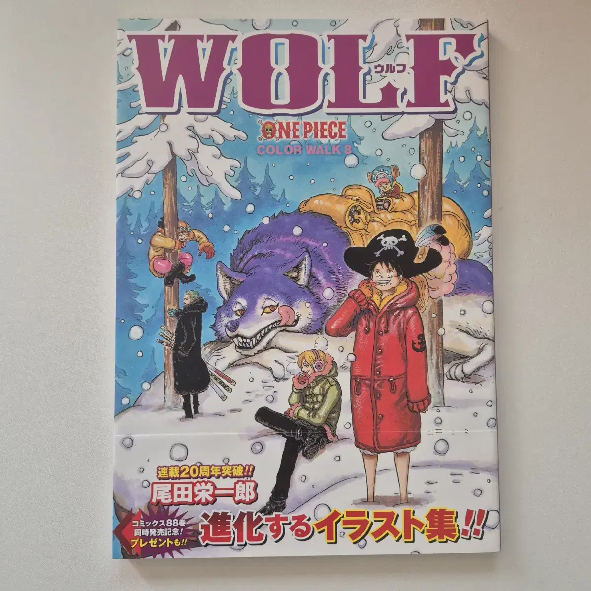 ONEPIECE) 원피스 COLOR WALK 8권 초판 일러스트북