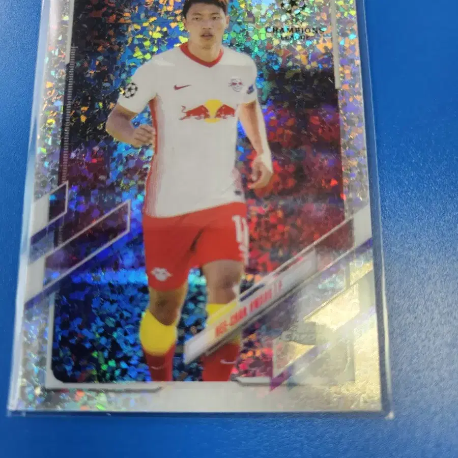 축구)황희찬 2020 Topps Chrome 리플렉터 카드