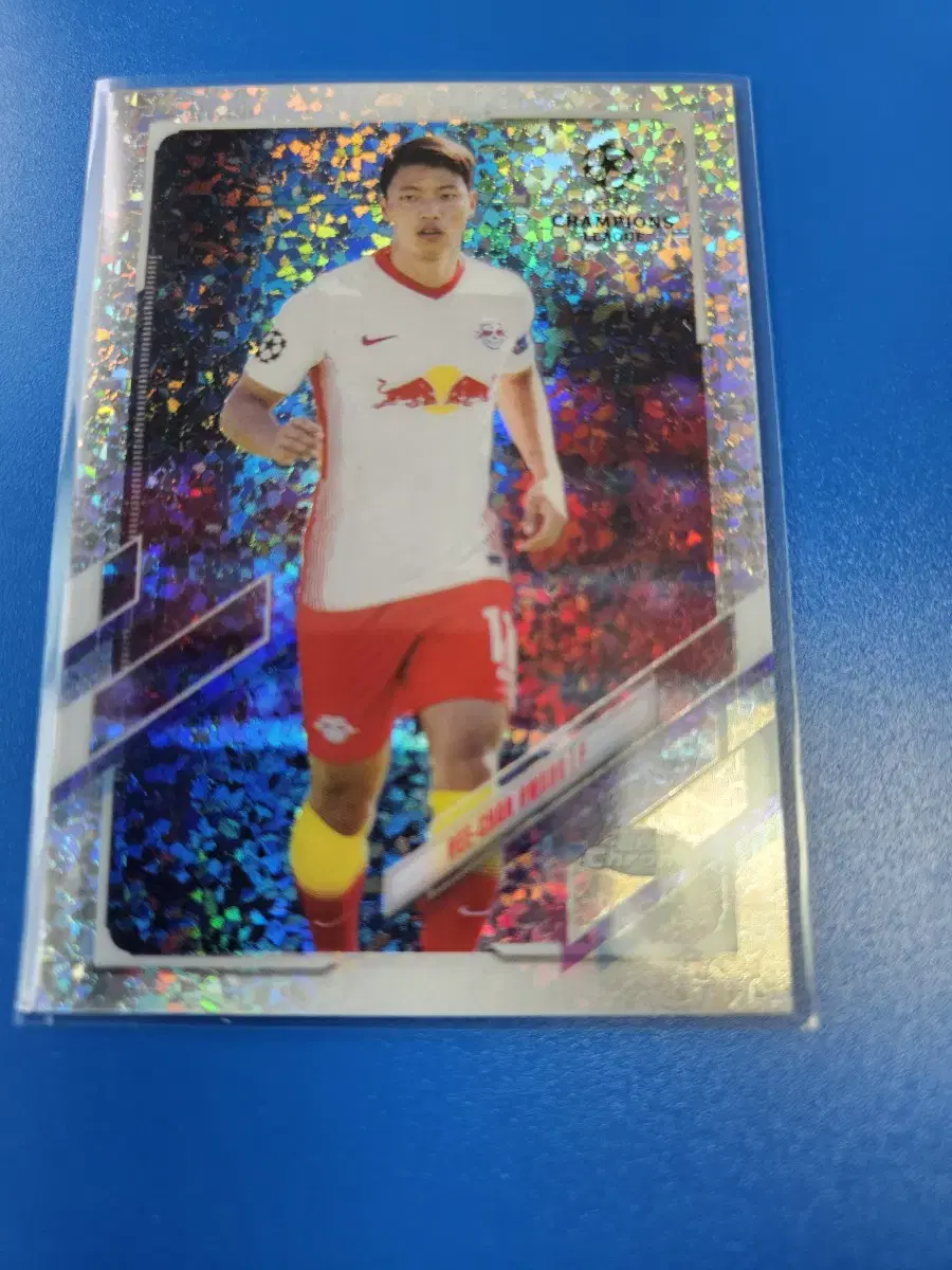 축구)황희찬 2020 Topps Chrome 리플렉터 카드