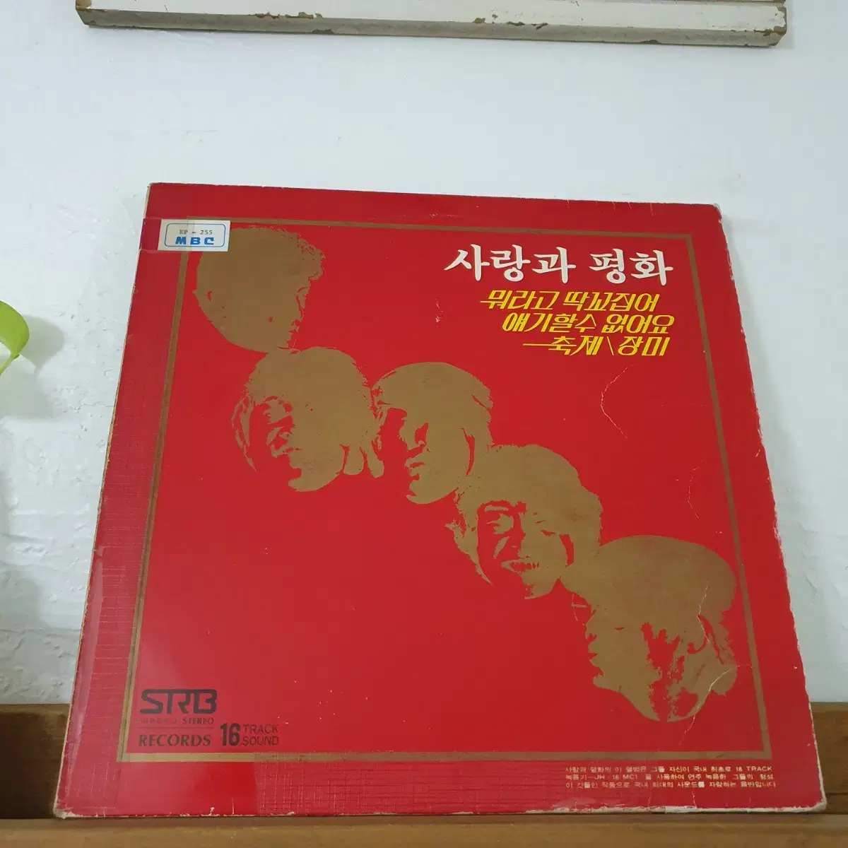 사랑과평화 LP  1979  장미 뭐라고딱꼬집어얘기할수없어요